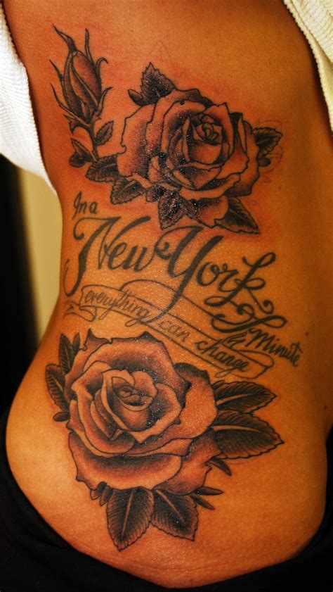 Small rose tattoos are probably the most popular of all flower tattoos. Tattoo Union: JeremyTattoos