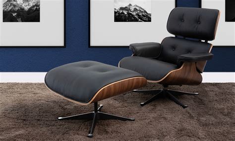 The eames lounge chair and ottoman is the culmination of charles and ray eames' efforts to create comfortable and handsome lounge seating by using production techniques that combine technology and handcraftsmanship. Container Door Ltd | Replica Eames Lounge Chair & Ottoman