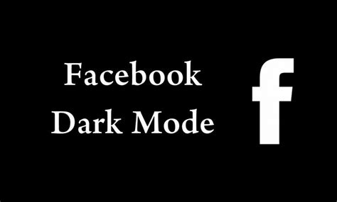 Dark mode replaces light user interface elements with predominantly black or darkened counterparts. Facebook Dark Mode: How to Enable and use it - TechOwns