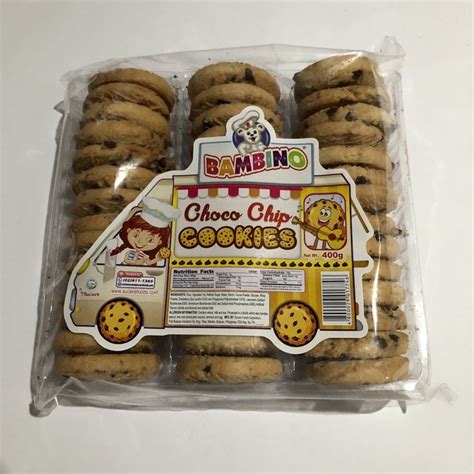 Upon arrival, you may also advise our rider that you would no longer like to receive the item. Bambino Chocolate Chip Cookies | Shopee Philippines