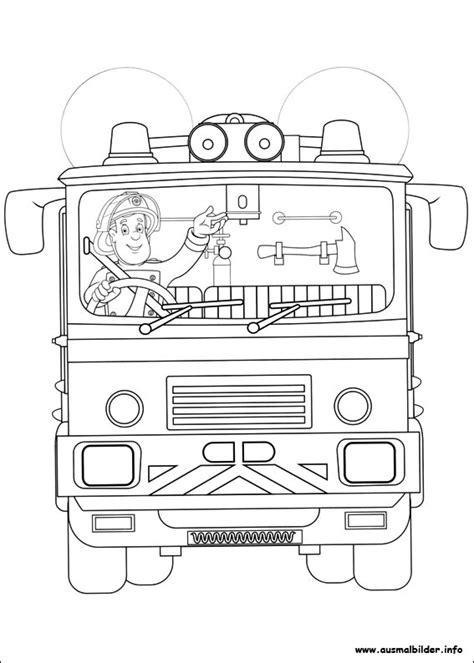 Ausmalbilder feuerwehrmann sam jupiter fireman sam coloring pages to and print for free. Feuerwehrmann Sam malvorlagen