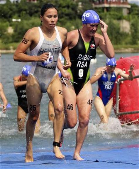 Or then again be prepared for the results. Photo Gallery - Sweating it out at women's triathlon ...