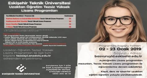 *lisans diploması genel not ortalamasının dörtlük sistemde 2.00 ve ya üzeri, yüzlük. Anadolu Üniversitesi 'tezsiz Yüksek Lisans' Başvuruları ...