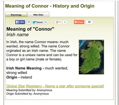 Connor meaning | Names with meaning, Irish names, Unisex name