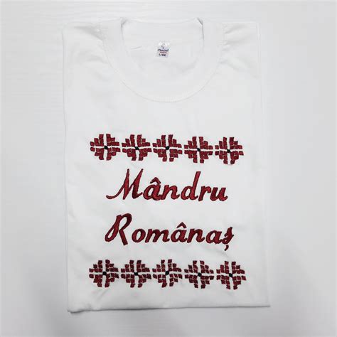 Rōmānus (feminine rōmāna, neuter rōmānum, adverb rōmānē); Tricou Mandra Romancuta 2 | e-brodat by Atelierul Micului ...