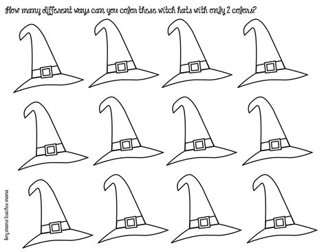 27 of witch s hat template to print. Teacher Mama: FREE Witch Hat Coloring Activity - Boy Mama ...