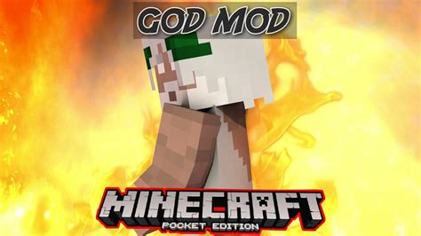 Download the latest version of god mod mcpe for android. GOD MOD FOR MINECRAFT POCKET EDITION - YouTube