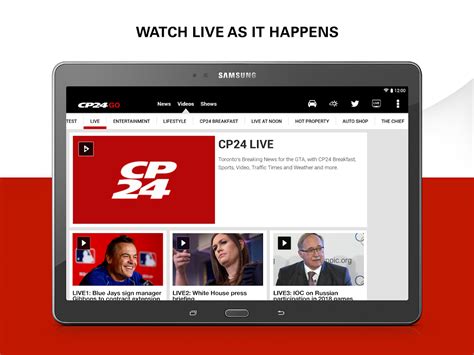 Cp24countrycanadabroadcast areacanadaslogantoronto's breaking newswhere toronto gets its everythingheadquarters299 queen street west, toronto, ontario. CP24 GO - Android Apps on Google Play