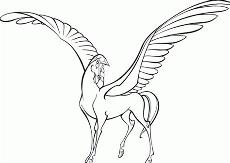 Yo'll get the most amazing pegasus, that you saw ever! Pegasus Coloring Pages - GetColoringPages.com