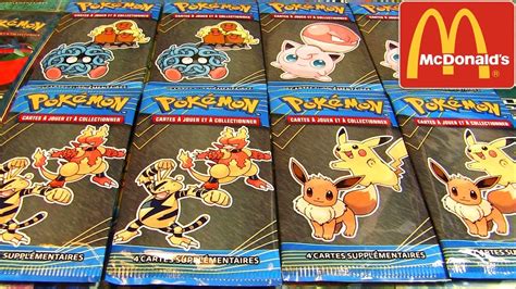 Yes, you heard that right, happy meal with pokemon starting on. OUVERTURE DE 10 BOOSTERS POKEMON MCDONALD'S 2019 ! - YouTube