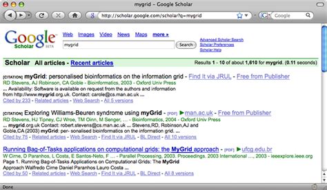 Google scholar citations lets you track citations to your publications over time. Google Scholar search results, identified by... | Download ...