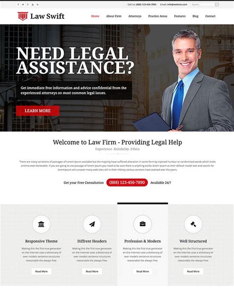 Can be created speaking about lawyer & attorney nulled theme layouts, there are unique 20+ footer layouts & 10+ header layouts. 10+ Best Wordpress Themes For Lawyers This 2016 | Abogados ...