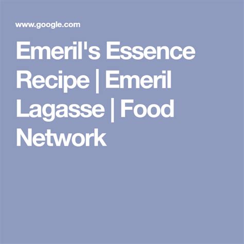 Super simple to make and it really helps kick it up a notch whatever you're making! Emeril's Essence | Recipe | Emeril essence recipe, Food ...