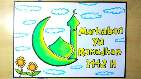 Selamat menyambut bulan suci ramadhan poster nisfalahzahrah keep. Cara membuat poster menyambut bulan ramadhan - YouTube