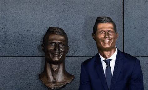 However, comparisons have been to the former sunderland striker niall quinn whose 141 goals in 475 games are a mere scratch on ronaldo's 279 in 258 whereas there is a point to the ronaldo statue, it does bring flashbacks to the michael jackson statue outside fulham's craven cottage in 2011. Das böse Internet: Spott für Ronaldo-Büste | Sky Sport Austria