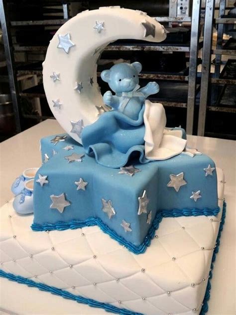 Baby shower cake ideas for a boy. Teddy bear baby shower cake | Baby shower ideas/ 1st ...