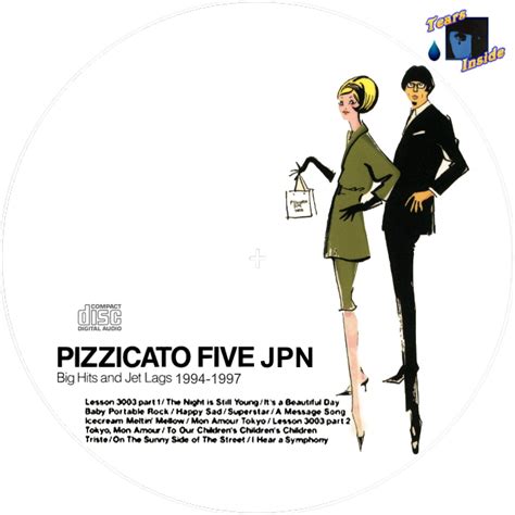 Pizzicato five (often known simply by the initials p5) is a japanese pop group best known to audiences in the west in their later incarnation as a duo of maki nomiya and yasuharu konishi. PIZZICATO FIVE / PIZZICATO FIVE JPN - Big Hits And Jet ...