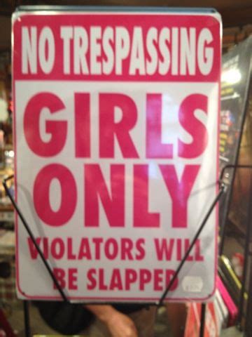 Your kids will love having their very own sign on their bedroom doors. Clicksescape.com: No Trespassing Girls only (With images ...