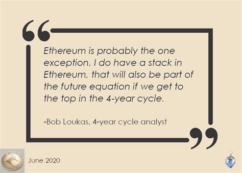 The not so boring man. 4-Year cycle OG Bob Loukas owns ETH, turns bullish on ETH ...