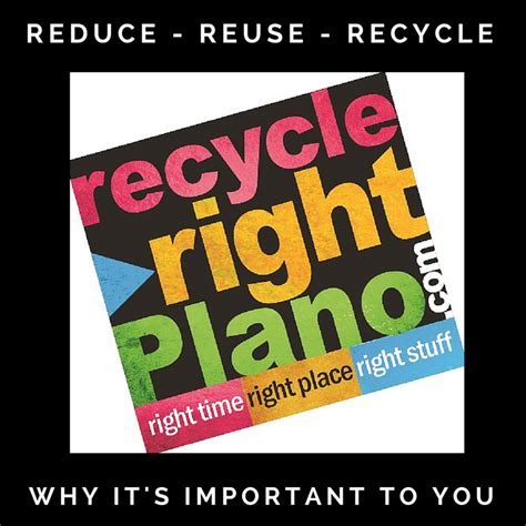 So let us know more about the important points of recycling to know more about recycling process. City of Plano Reservations - Adult Presentations