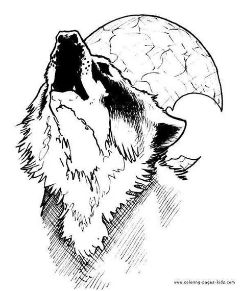 Supercoloring.com is a super fun for all ages: The howl | Animal coloring pages, Adult coloring pages ...