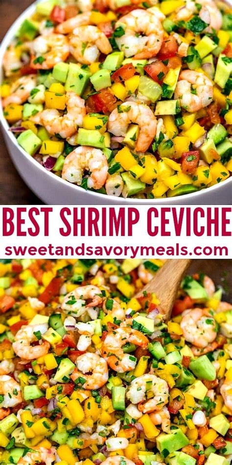 Top each tostada with sliced avocado and serve. Best Shrimp Ceviche Recipe Video - Sweet and Savory Meals