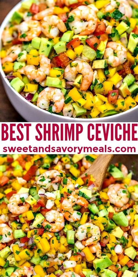 Easy shrimp ceviche (ceviche de camarón)! Best Shrimp Ceviche Recipe Video - Sweet and Savory Meals