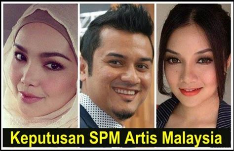 Keputusan peperiksaan sijil pelajaran malaysia (spm) tahun 2016. WOWOWW !! Ini Keputusan SPM Artis Malaysia, Jom Tengok ...