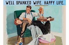 spanked postcard