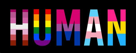 This is probably the flag you'll see most often: Human Lgbt Pride Flags Digital Art by Tilen Hrovatic