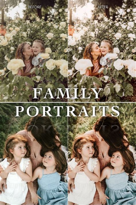 They are also compatible with adobe camera raw. Natural Outdoor FAMILY Portrait Lightroom Presets Pack for ...
