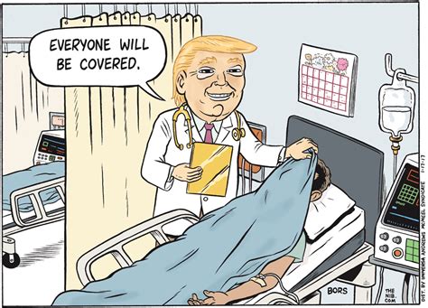 Qanon followers believe that the world is being run by a cabal of paedophiles who worship satan qanon: Cartoon: Trump's health care plan - Brights - Die Natur ...