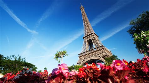 It is named after the engineer gustave eiffel, whose company designed and built the tower. Eiffel tower on background of blue sky in Paris, France wallpapers and images - wallpapers ...