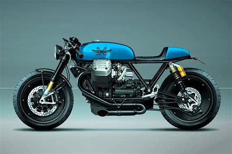 Café racers were standard production bikes that were modified by their owners and optimized for speed and handling for quick rides over short distances. The Real Deal: Radical Guzzi's 130 hp cafe racer | Moto ...