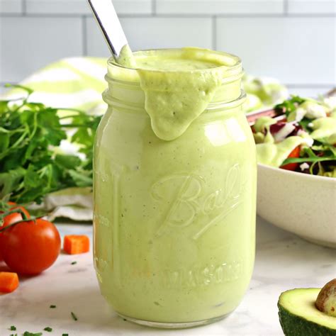 Maybe you would like to learn more about one of these? Healthy Creamy Avocado Ranch Salad Dressing | Recipe ...