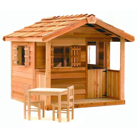 And if you or your child love log cabins (or lincoln logs) then they might enjoy this playhouse too. Playhouse Idea (With images) | Cedar shed, Play houses ...