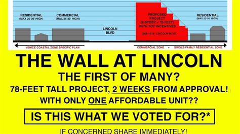 See full list on calculateme.com Petition · Save Lincoln Blvd from proposed WALL - 6-story ...