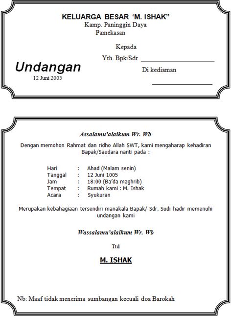 Jangan lupa, baca artikel menarik lainnya di. Contoh Surat Undangan Kantor