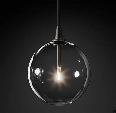 Modern pendant light white glass palladian bronze. RH Modern Glass Globe Mobile Pendant in black | Glass ...