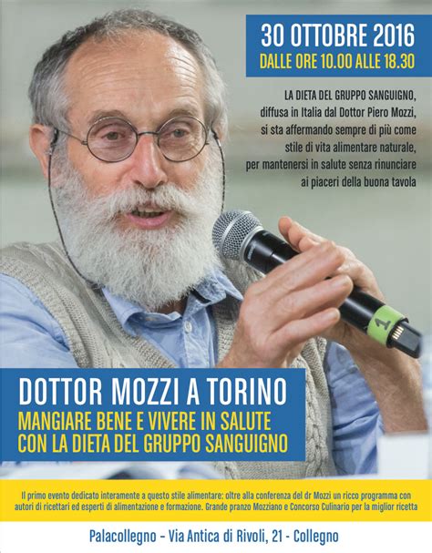 Secondo la ricostruzione del dottor mozzi, ogni gruppo sanguigno è comparso in un'epoca ben precisa della storia evolutiva dell'uomo, e per abbinare ad ognuno una dieta particolare, bisogna ricostruirne il. Ricette Gruppo Sanguigno: Dottor Mozzi - Conferenza 30 ...