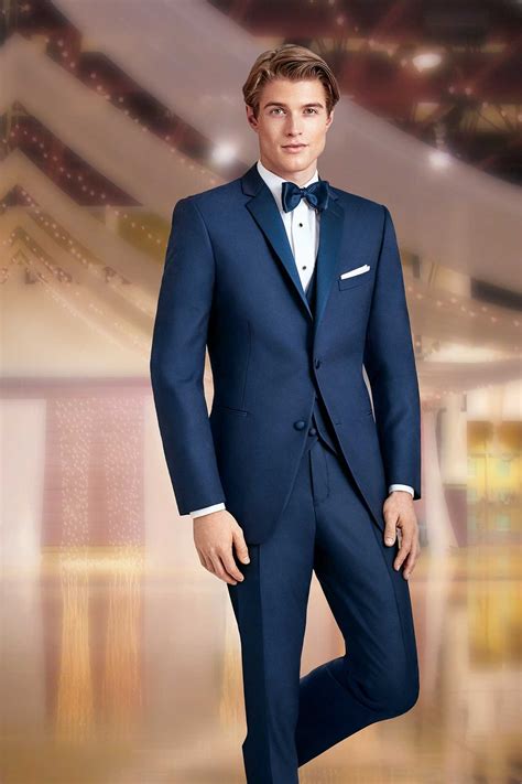 Please leave note for chest,waist,height,weight,we. Milroy's Tuxedos - Navy Prom Tuxedos Ike Behar Sebastian