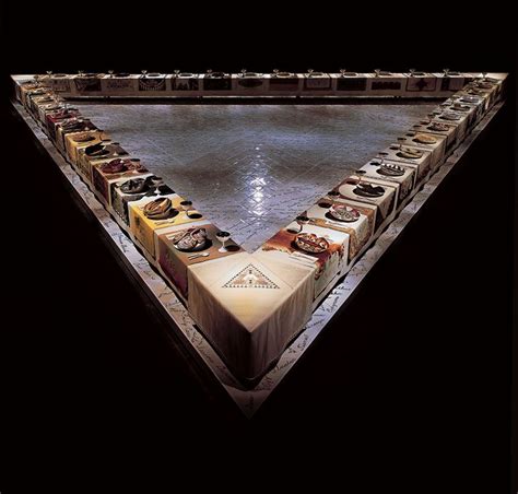 Press image / through the flower archives. Judy Chicago, Dinner Party | Judy chicago, Feminist art ...