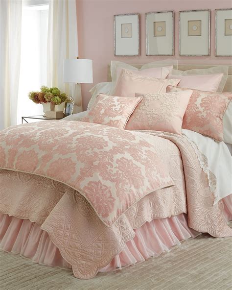 Though any fireplace is a welcome master bedroom addition, consider setting a hearth near. Madeline Bedding | Pink bedroom design, Pink master ...