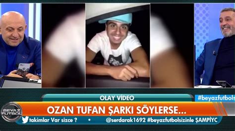 Caner erkin ve ozan tufan'ın en komik anlarını sizin için derledim. Beyaz Futbol da komik anlar Ozan Tufan şarkı söylerse ...