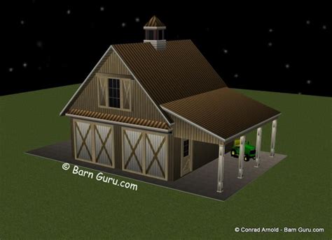 Showcase and discover the latest work from top online portfolios by creative professionals across industries. Buy_Plans_Garage | Barn plans, Tractor barn, Horse barn plans