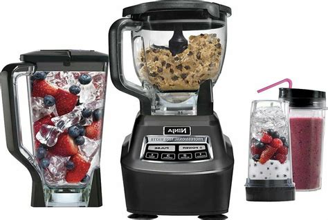 It will crush ice, juice fruits and vegetables, food processing. Ninja - Mega Kitchen System 72-Oz. Blender