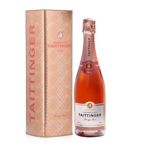 A bottle of champagne is the perfect way to mark any celebration. Taittinger Brut Prestige Rosé champagne - Champagne Taittinger