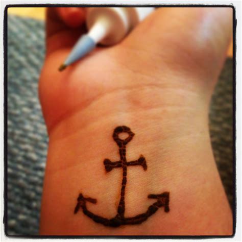 Henna on the arms looks appealing and exquisite. anchor henna | Tattoo quotes, Henna, Tattoos