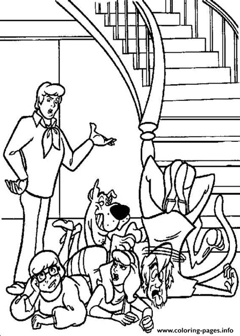 Mystery machine high resolution mystery machine scooby doo. Scooby Falls From Stair Scooby Doo Dff1 Coloring Pages ...