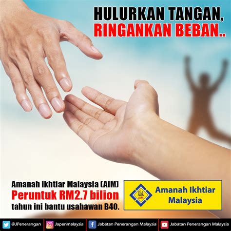 Memperkasa sosioekonomi isi rumah berpendapatan rendah di malaysia. AMANAH IKHTIAR MALAYSIA (AIM) - Jabatan Penerangan Malaysia